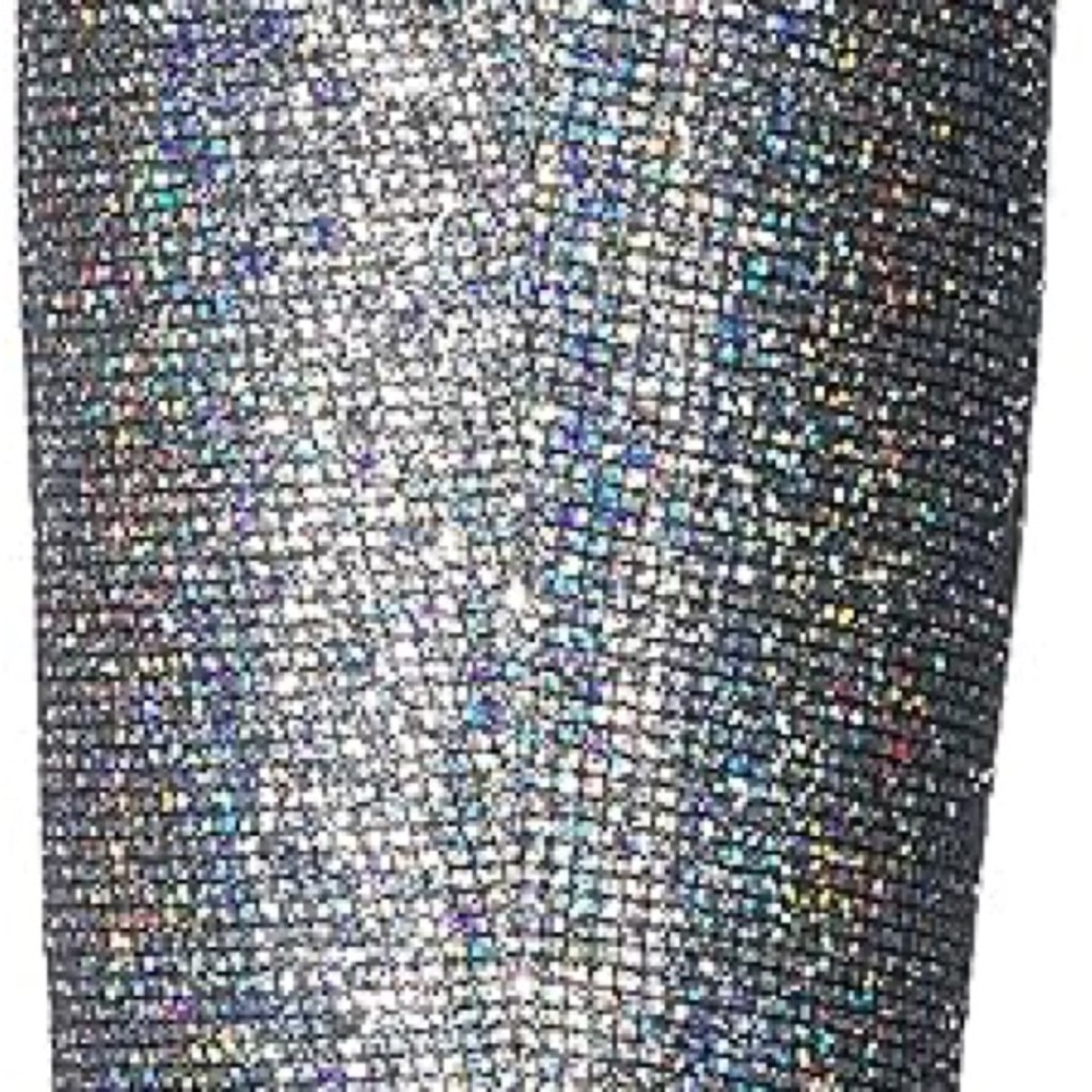SJP by Sarah Jessica Parker Silver Glitter Knee-High Boots - Picture 3 of 8